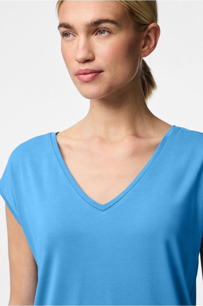 PCKAMALA TEE JRS NOOS BC 17095260 AZURE BLUE